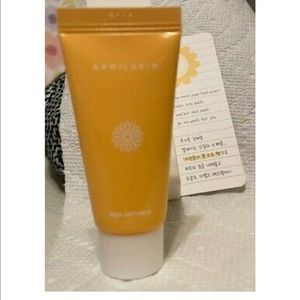 NIB April Skin Travel/Trial Size Real Calendula Peel Off Mask